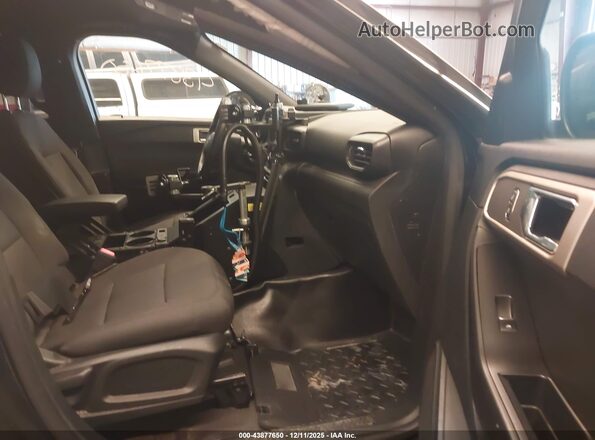 1FM5K8AB7LGC35338 2020 FORD POLICE INTERCEPTOR Black წინა სალონის ხედი