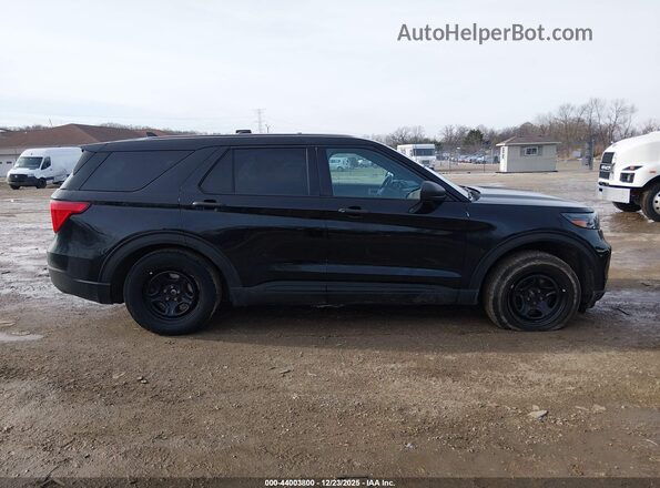1FM5K8AB7NGA42285 2022 FORD POLICE INTERCEPTOR Black Սալոնի հետևի տեսք