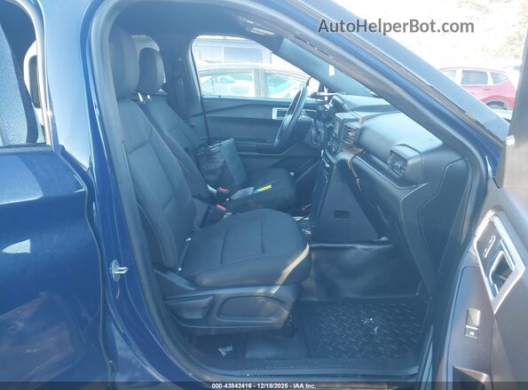 1FM5K8AB8LGA41904 2020 FORD POLICE INTERCEPTOR Blue წინა სალონის ხედი