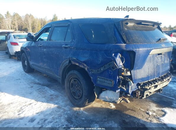 1FM5K8AB8LGA41904 2020 FORD POLICE INTERCEPTOR Blue წინა ხედი