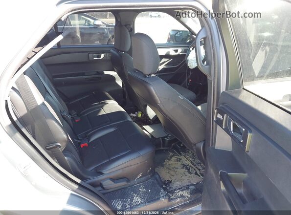 1FM5K8AB8NGA26984 2022 FORD POLICE INTERCEPTOR Silver VIN კოდის სტიკერის ხედი