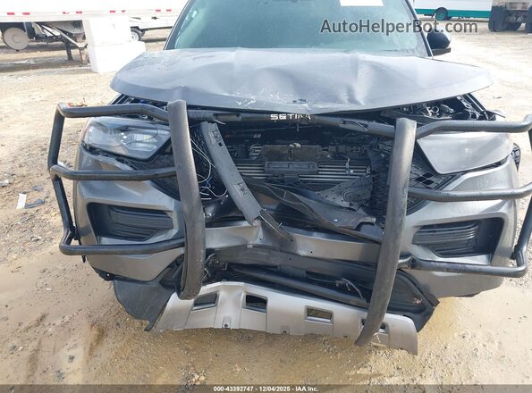 1FM5K8AC1SGA85279 2025 FORD POLICE INTERCEPTOR Серый Вид спереди