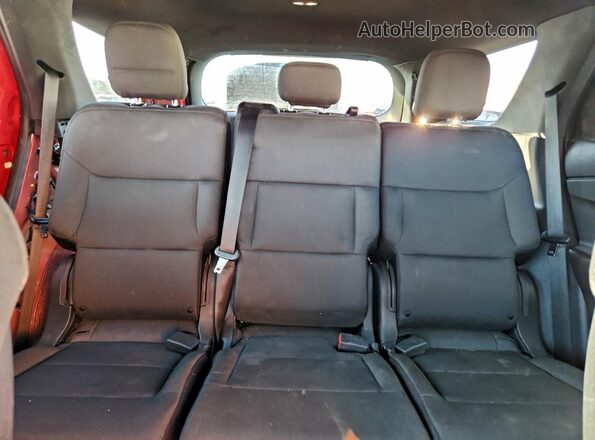 1FM5K8ACXLGA18651 2020 FORD FORD EXPLORER Red Widok tylnych siedzeń