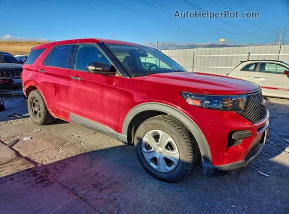 1FM5K8ACXLGA18651 2020 FORD FORD EXPLORER Red Przód prawy