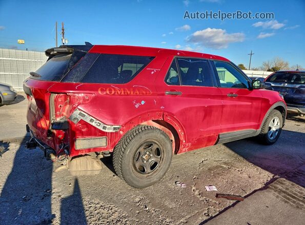1FM5K8ACXLGA18651 2020 FORD FORD EXPLORER Red Tył prawy