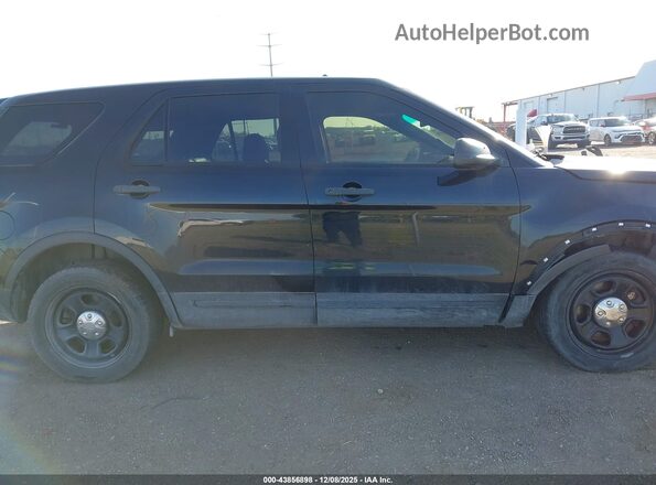 1FM5K8AR1GGA28124 2016 FORD UTILITY POLICE INTERCEPTOR Black Սալոնի հետևի տեսք