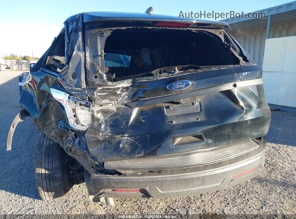 1FM5K8AR2JGA32223 2018 FORD POLICE INTERCEPTOR Black Widok z przodu