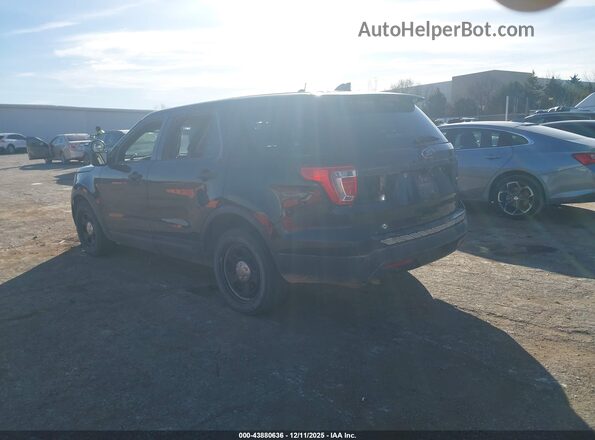 1FM5K8AR4HGD58647 2017 FORD UTILITY POLICE INTERCEPTOR Black Հետևի ձախ