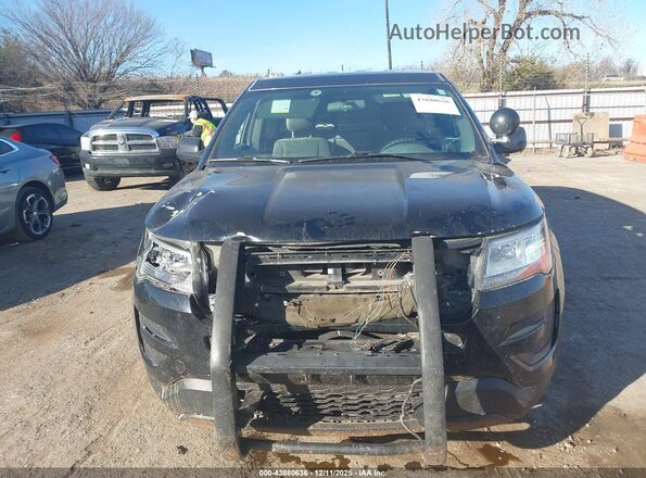 1FM5K8AR4HGD58647 2017 FORD UTILITY POLICE INTERCEPTOR Black Սարքավորումների վահանակի տեսք