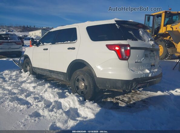 1FM5K8AR4HGE26087 2017 FORD UTILITY POLICE INTERCEPTOR White Rear left