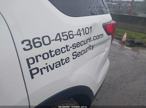 1FM5K8AR5GGA47243 2016 FORD UTILITY POLICE INTERCEPTOR White Вид спереду