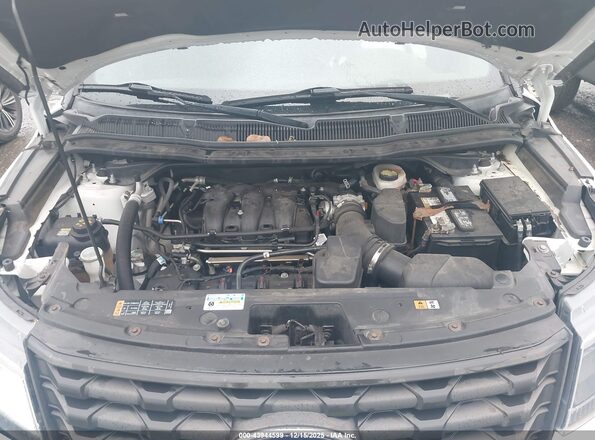 1FM5K8AR5GGA47243 2016 FORD UTILITY POLICE INTERCEPTOR White Вид ззаду
