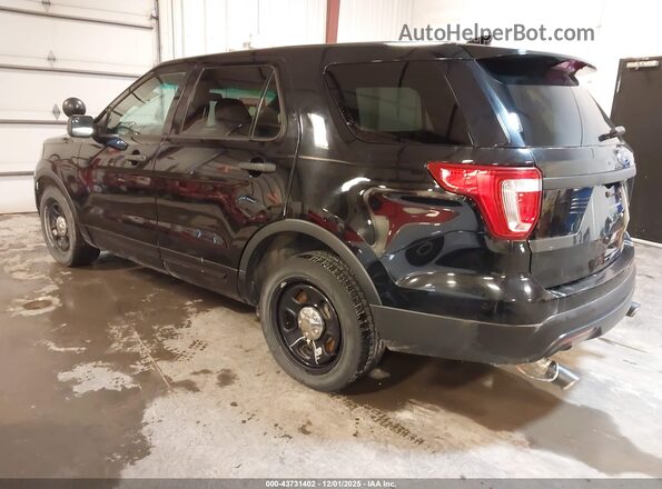 1FM5K8AR5HGA79014 2017 FORD UTILITY POLICE INTERCEPTOR Black უკანა მარცხენა