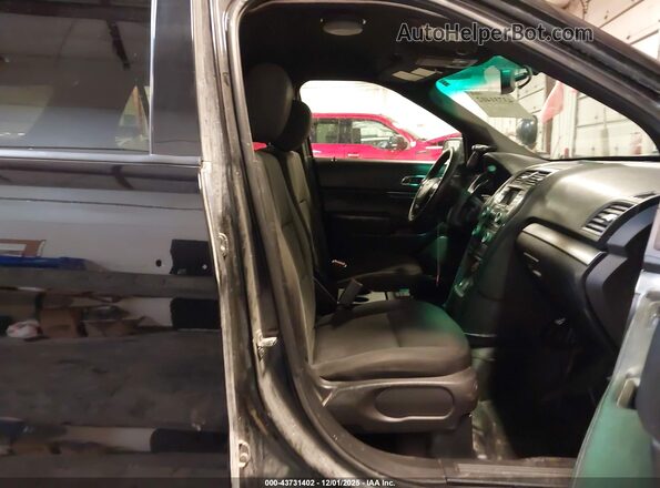 1FM5K8AR5HGA79014 2017 FORD UTILITY POLICE INTERCEPTOR Black წინა სალონის ხედი