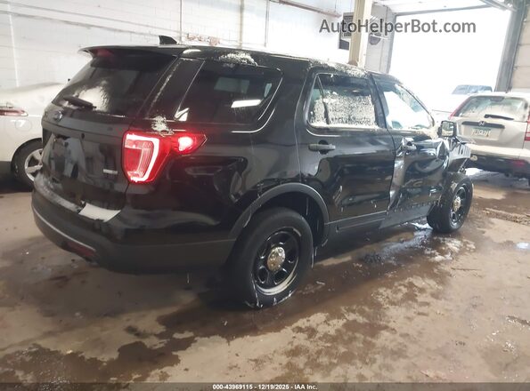 1FM5K8AR5HGC78550 2017 FORD UTILITY POLICE INTERCEPTOR Black Rear right