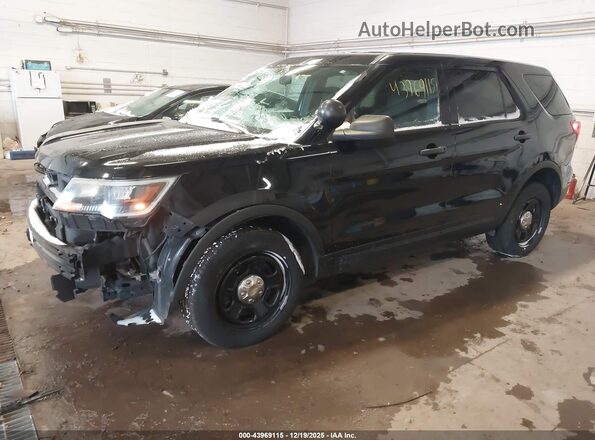 1FM5K8AR5HGC78550 2017 FORD UTILITY POLICE INTERCEPTOR Black Front left