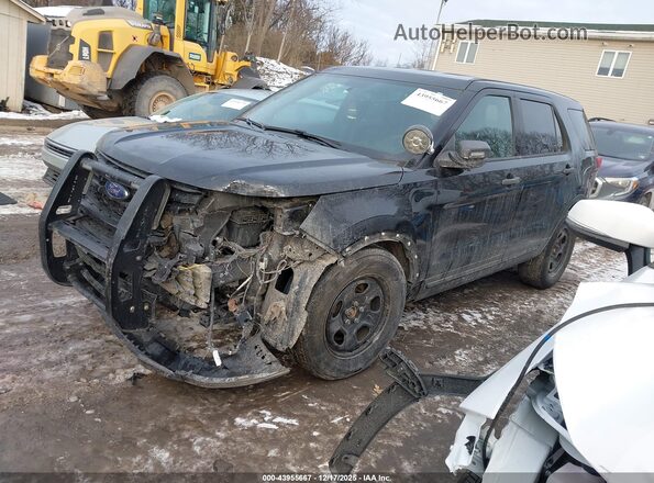 1FM5K8ARXJGC42889 2018 FORD POLICE INTERCEPTOR Black Передня ліва чверть
