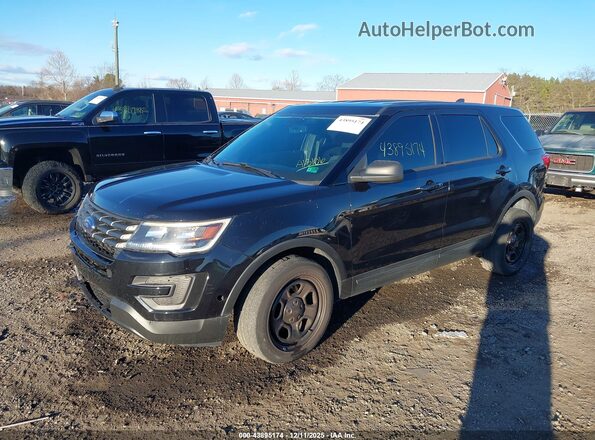 1FM5K8AT6KGA13106 2019 FORD POLICE INTERCEPTOR Black Vista tres cuartos delantera izquierda