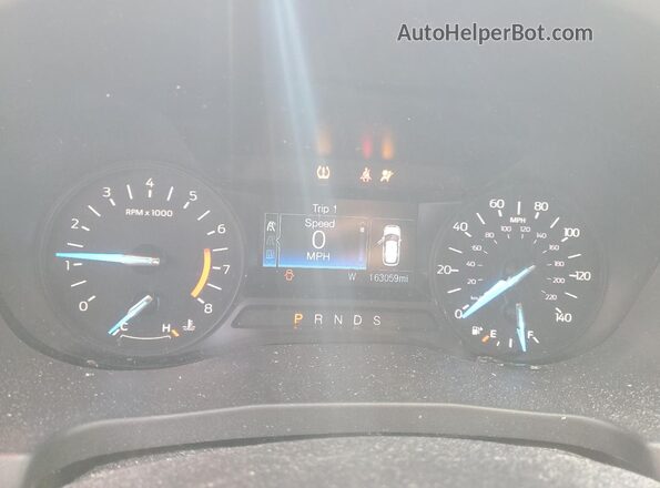1FM5K8B85KGA14922 2019 FORD FORD EXPLORER White Instrument cluster view