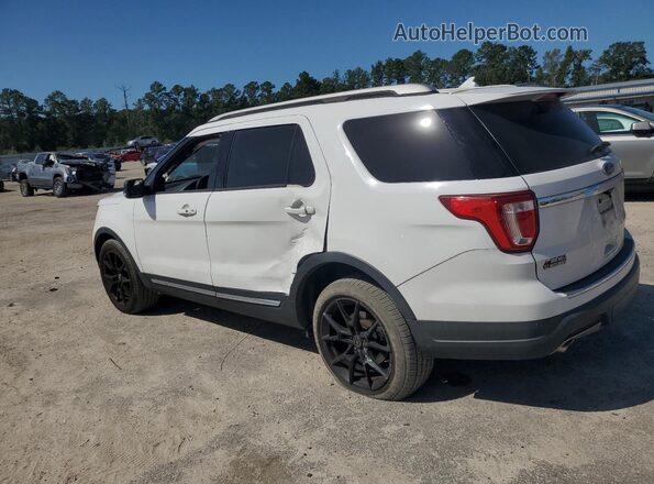 1FM5K8D83JGA56856 2018 FORD FORD EXPLORER White Rear left
