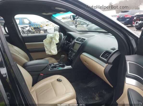 1FM5K8D87GGA92784 2016 FORD FORD EXPLORER Черный Вид салона спереди