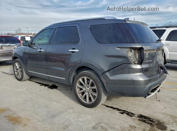 1FM5K8F80GGC15418 2016 FORD FORD EXPLORER Серый Задняя левая четверть