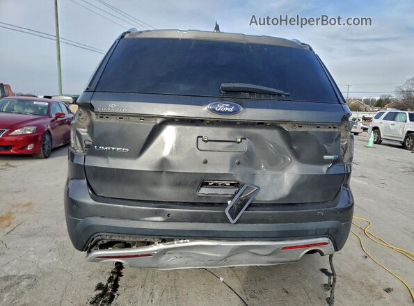 1FM5K8F80GGC15418 2016 FORD FORD EXPLORER Серый Вид сзади