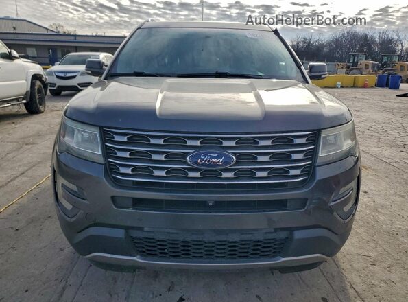 1FM5K8F80GGC15418 2016 FORD FORD EXPLORER Серый Вид спереди