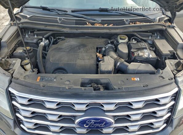 1FM5K8F80GGC15418 2016 FORD FORD EXPLORER Серый Вид подкапотного пространства