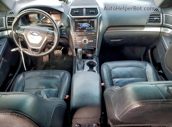 1FM5K8F80GGC15418 2016 FORD FORD EXPLORER Серый Вид панели приборов