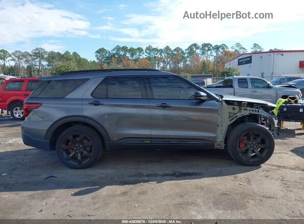1FM5K8GC2NGA07489 2022 FORD FORD EXPLORER Серый Вид задней части салона