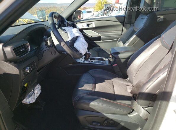 1FM5K8GC9NGC31648 2022 FORD FORD EXPLORER White Вид салону спереду