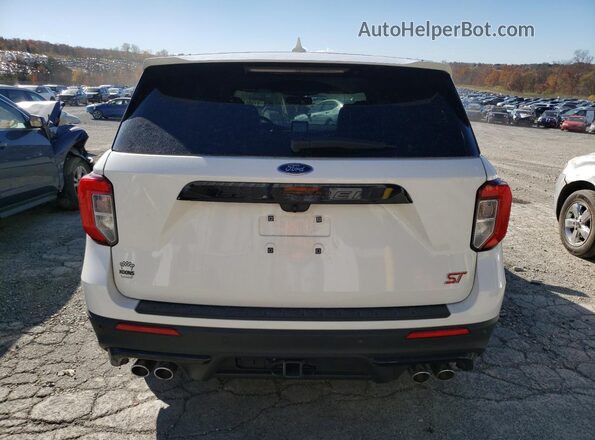 1FM5K8GC9NGC31648 2022 FORD FORD EXPLORER White Вид ззаду