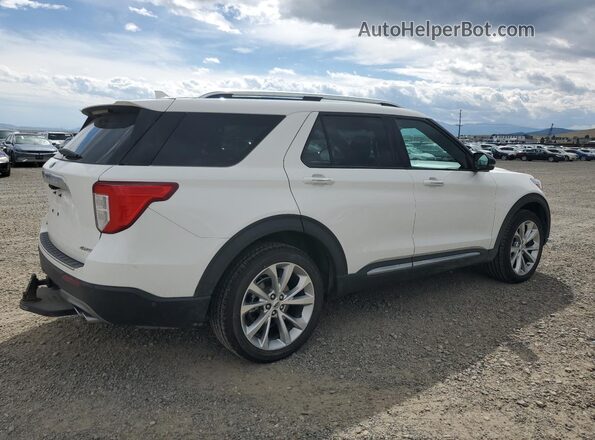 1FM5K8HC1MGC19510 2021 FORD FORD EXPLORER White უკანა მარჯვენა