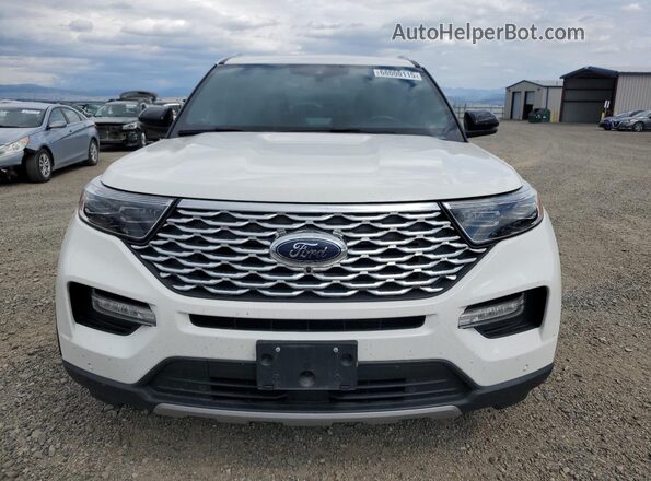 1FM5K8HC1MGC19510 2021 FORD FORD EXPLORER White წინა ხედი