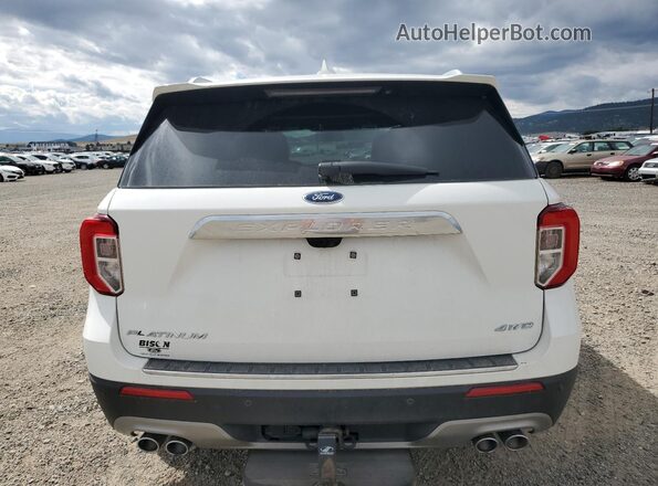 1FM5K8HC1MGC19510 2021 FORD FORD EXPLORER White უკანა ხედი