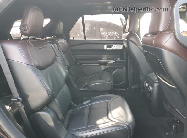 1FM5K8HC7LGA01909 2020 FORD FORD EXPLORER Black Widok wnętrza z tyłu