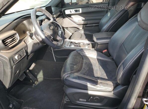 1FM5K8HC7LGA01909 2020 FORD FORD EXPLORER Black Widok wnętrza z przodu