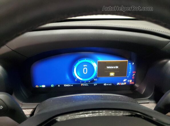 1FM5K8HC8RGA24382 2024 FORD FORD EXPLORER Red Вид щитка приладів