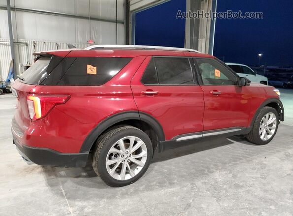 1FM5K8HC8RGA24382 2024 FORD FORD EXPLORER Red Задня права чверть