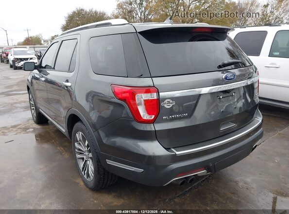 1FM5K8HT2JGA79768 2018 FORD FORD EXPLORER Gray Задня ліва чверть