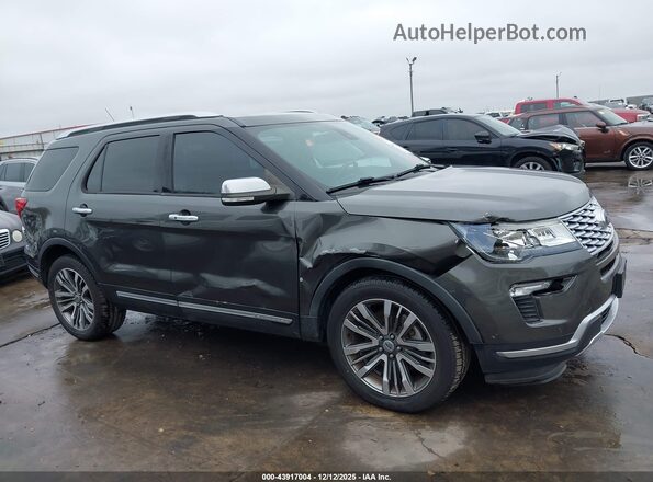 1FM5K8HT2JGA79768 2018 FORD FORD EXPLORER Gray Вид спереду
