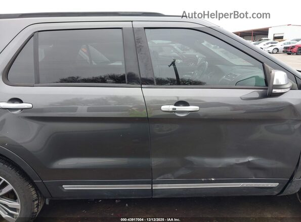 1FM5K8HT2JGA79768 2018 FORD FORD EXPLORER Gray Вид задньої частини салону