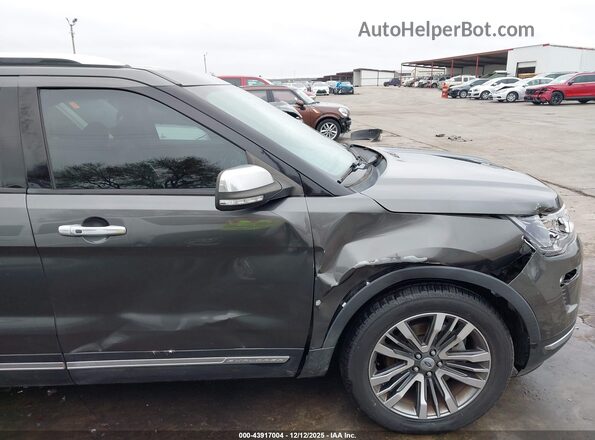 1FM5K8HT2JGA79768 2018 FORD FORD EXPLORER Gray 