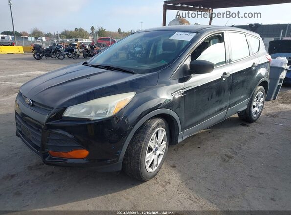 1FMCU0F79GUB08217 2016 FORD ESCAPE Black Przód lewy