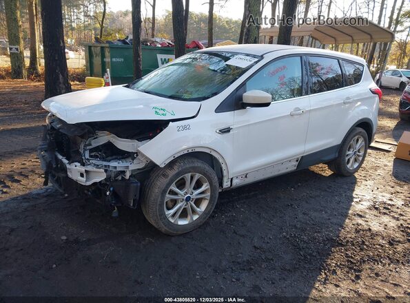 1FMCU0GD2KUB82382 2019 FORD ESCAPE White Vista tres cuartos delantera izquierda