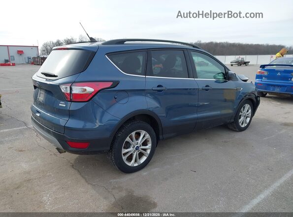 1FMCU0HD3JUC68488 2018 FORD ESCAPE Синий Задняя правая четверть