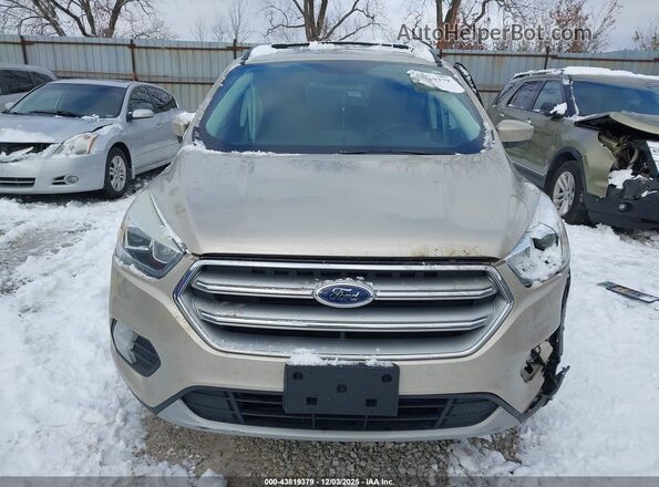 1FMCU9GD7HUC21352 2017 FORD ESCAPE Tan Widok zestawu wskaźników
