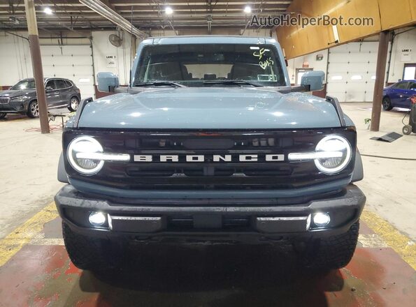1FMEE5DP8MLA87979 2021 FORD BRONCO Синий Вид спереди