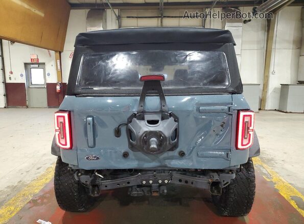 1FMEE5DP8MLA87979 2021 FORD BRONCO Синий Вид сзади